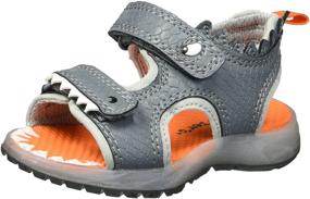 img 4 attached to 👣 Carter's Boys Funny Sandal: Comfy & Playful Toddler Boys' Shoes