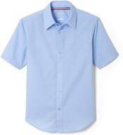boys' tops, tees & shirts: french toast short sleeve poplin clothing logo
