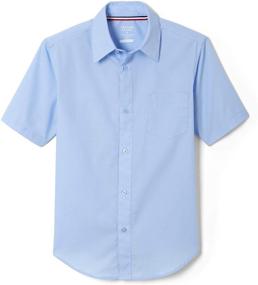 img 4 attached to Boys' Tops, Tees & Shirts: French Toast Short Sleeve Poplin Clothing