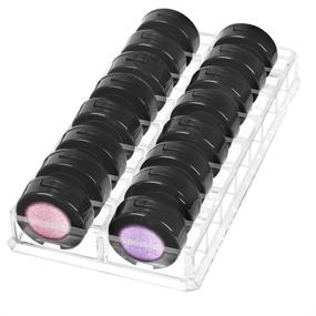 img 4 attached to 💄 Efficiently Organize Your Eyeshadow Collection with Alotpower Acrylic Cosmetic Organizer