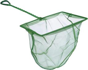 img 4 attached to 🐟 Laojbaba 8-Inch Green Fine Mesh Net for Aquarium Fishing with Plastic Handle