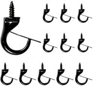 rddconkit windproof metal ceiling hooks (black): strong and sturdy hanging solution logo