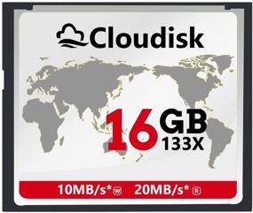 img 3 attached to Облако Cloudisk карты памяти Compact Flash CF: Картридер CompactFlash высокой скорости для зеркальной камеры - 16 ГБ