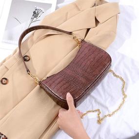 img 2 attached to 👜 DREAMALOE Classic Shoulder Handbag Set for Women - Includes Handbag, Wallet, and Tote Bag