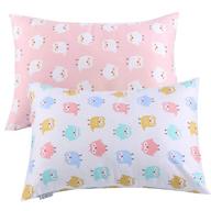 🦉 uomny kids toddler pillowcases - 2 pack 100% cotton pillowslip case - fits pillows 13 x 18 or 12 x 16 - kids bedding pillow cover in pink/white - owl baby pillow cases logo