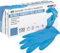 🧤 safety at its best: salon world's nitrile disposable occupational health & safety products logo