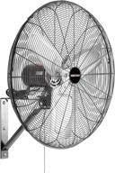 🌬️ high-velocity indoor oscillating wall mount fan, 24-inch, commercial - new model, black by oemtools logo