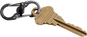 img 1 attached to 🔑 Nite Ize KLKBF-11-R6 Bigfoot Locker KeyRack: Ultimate Key Organization with 5 Locking S-Biners, Silver