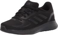 👟 adidas kids runfalcon running black girls' shoes: athletic footwear for active youngsters logo