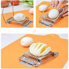 img 3 attached to 🥚 Stainless Steel Egg Slicer: Perfect Cutter for Eggs, Mushrooms, Tomatoes, Strawberries, and More!