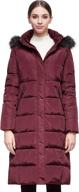 orolay women's winter quilted down jacket - 🧥 long coat with hood, stand collar & parka style logo