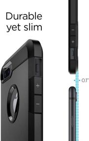 img 2 attached to Spigen Tough Armor [2-ое поколение] Чехол для iPhone 8 Plus (2017) / iPhone 7 Plus (2016) - Черный: Точная защита