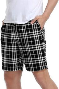 img 4 attached to Vlazom Pajama Relaxed Comfortable Pockets Men's Clothing for Sleep & Lounge