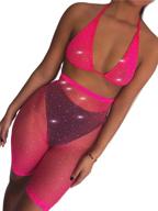 👙 shimmering sequins bikini sets: rhinestone crystal swimwear for beach, party & festivals logo