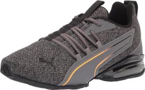 img 4 attached to PUMA Axelion Running Black Green Glare Men's Shoes in Athletic