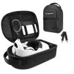 ultimate storage solution for oculus quest 2: carrying case with elite strap compatibility for vr gaming headset and accessories, perfect for travel and home storage logo