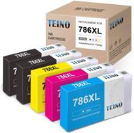 teino remanufactured ink cartridge replacement for epson 786xl 786 xl t786xl - 5-pack for wf-4630, wf-5690, wf-5620, wf-5110, wf-5190, wf-4640 logo