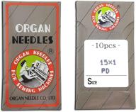 🧵 high-quality titanium flat shank home sewing machine needles - 20 organ 15x1 hax1, multiple sizes (75/11) logo