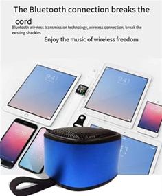 img 2 attached to Wireless Bluetooth Speaker with Portable Design, TF Card Playback Support, Crisp Treble and Bass, Ideal for iPhone, iPad, Android Smartphones, and More