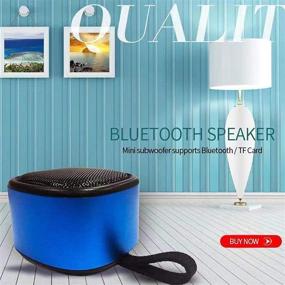 img 3 attached to Wireless Bluetooth Speaker with Portable Design, TF Card Playback Support, Crisp Treble and Bass, Ideal for iPhone, iPad, Android Smartphones, and More