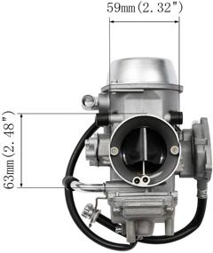 img 1 attached to 🔧 Высокопроизводительное улучшенное карбюраторное оборудование для ATV Yamaha Grizzly 660 YFM660 с 2002 по 2008 годы.