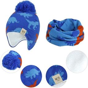 img 2 attached to Ultimate Cold Weather Protection: Winter Mitten Upgrade Earflap Toddler Boys' Accessories