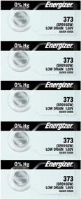 img 1 attached to Энергетические батарейки Energizer 373(SR916SW): высокая мощность серебрянного оксида 1,55В - 5 батареек в упаковке.