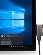 🔌 sisyphy surface connect to usbc charger adapter pro: data transfer with no video output | compatible with microsoft surface go 1/2 pro 3~7 | works with 15v 45w usbc charger (adapter only) logo