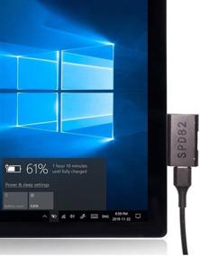 img 4 attached to 🔌 Sisyphy Surface Connect to USBC Charger Adapter Pro: Data Transfer with No Video Output | Compatible with Microsoft Surface Go 1/2 Pro 3~7 | Works with 15V 45W USBC Charger (Adapter Only)