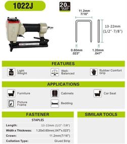 img 3 attached to 💪 PowerPrecision: Meite Upholstery Stapler - Enhanced 8 Inch Stapling Efficiency