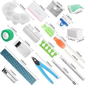 img 3 attached to 💅 SOFYE Gel Nail Remover Kit: Clear Nail Clips Set with UV Manicure Acrylic Nails Remover Wrap, Bottle Bowl Clipper, Nail Brush, Cuticle Pusher, and Cuticle Peeler