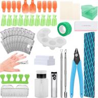 💅 sofye gel nail remover kit: clear nail clips set with uv manicure acrylic nails remover wrap, bottle bowl clipper, nail brush, cuticle pusher, and cuticle peeler logo