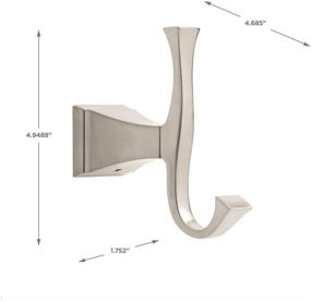 img 3 attached to 🔗 Stylish and Durable DELTA FAUCET 75135-SS Dryden Robe Hook in Brilliance Stainless Steel