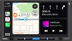 img 3 attached to Улучшите свой автомобильный опыт с Jensen CAR710: 7-дюймовый безмеханический мультимедийный приемник с Apple CarPlay, Android Auto и Bluetooth!