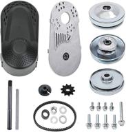 🏎️ enhance performance with the 212cc torque converter kit for go karts & mini bikes - high-quality comet clutch set, predator driver pulley, and tav2 replacement - 6.5 hp, 30 series, 3/4 inch 10t chain logo