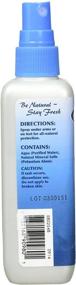 img 2 attached to Naturally Fresh Crystal Spray Mist, Fragarance-Free, 4 Fluid Ounces