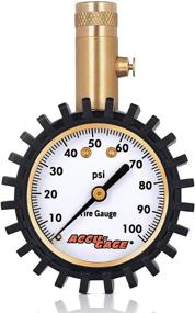 img 4 attached to Accu-Gage H100X: Профессиональный измеритель давления в шинах Accu-Gage H100X с защитой из резины, 100 PSI.