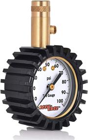 img 3 attached to Accu-Gage H100X: 100 PSI Professional Tire Pressure Gauge with Rubber Guard for Superior Protection