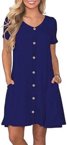 img 2 attached to 👗 Stylish Summer Dresses with Handy Pockets - Manydress Womens Collection