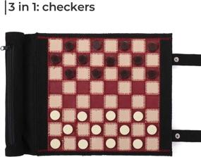 img 2 attached to 🎩 Luxury Packaging for the Woodronic Backgammon Checker: Unparalleled Elegance!