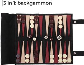 img 1 attached to 🎩 Luxury Packaging for the Woodronic Backgammon Checker: Unparalleled Elegance!