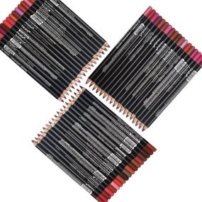 img 2 attached to Nabi Lip Liner Pencils Set of 54