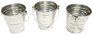 carver's olde iron galvanized buckets 1 qt: durable self-centering handle for easy carrying - bkt128 logo