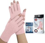 🧤 women's arthritis gloves for joint pain relief - designed by doctors with compression support & handbook логотип