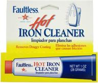 🔥 faultless starch 40110 hot iron cleaner: effective 1oz (28g) solution for flawless results logo