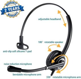 img 3 attached to 🎧 Optimized USB Headset with Mute Button | Zoom Meeting, Video Conferencing, Virtual Learning, Online Teaching | Dragon Dictation, Remote Work, Call Center, Customer Care Service | Volume Control, Noise Isolation, Microphone