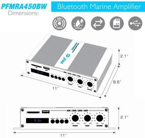 img 1 attached to Pyle Home Marine Car Amplifier - Bridgeable 4-Channel