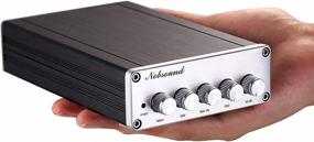 img 3 attached to 🔊 Nobsound HiFi TPA3116D2 2.1 Channel Digital Audio Power Amplifier with Subwoofer, Treble, and Bass Independent Adjustment (2×50W+100W), Including Power Supply