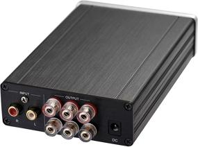 img 1 attached to 🔊 Nobsound HiFi TPA3116D2 2.1 Channel Digital Audio Power Amplifier with Subwoofer, Treble, and Bass Independent Adjustment (2×50W+100W), Including Power Supply