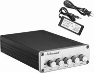 🔊 nobsound hifi tpa3116d2 2.1 channel digital audio power amplifier with subwoofer, treble, and bass independent adjustment (2×50w+100w), including power supply logo